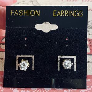 Cubic Zirconia Stud Earrings Simple Sophistication Subtle Glam